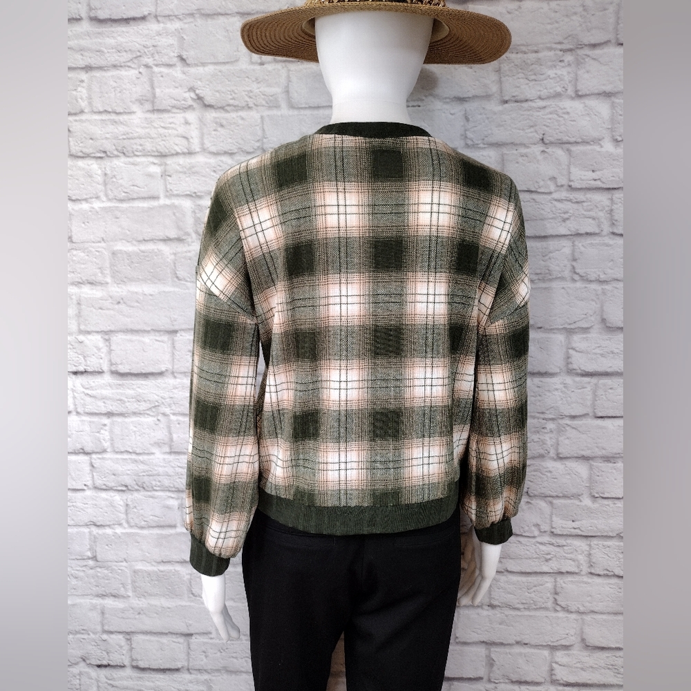 Nordstrom Love Fire Plaid Cardigan - Picture 2 of 10